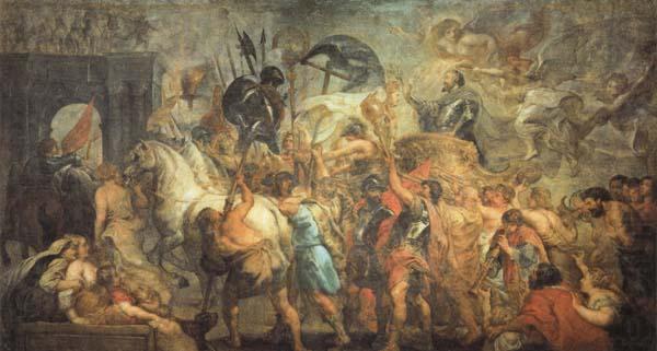 Peter Paul Rubens The Triumphal Entrance of Henry IV into Paris china oil painting image